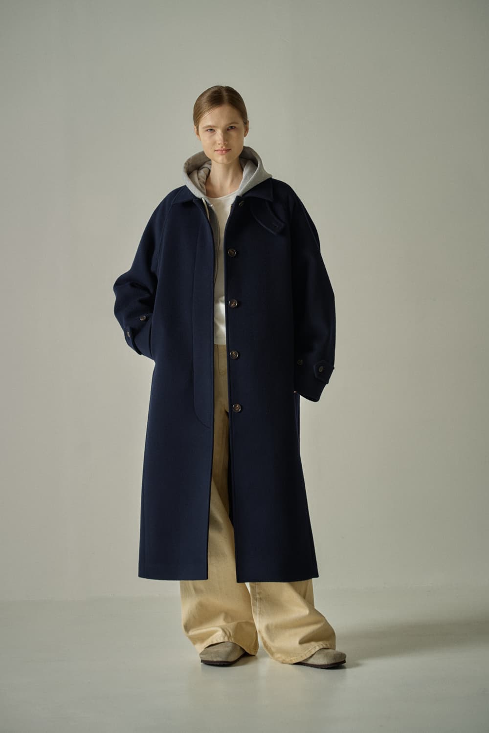 [새상품]파사드패턴 캐시미어 발마칸 코트 상품이미지2