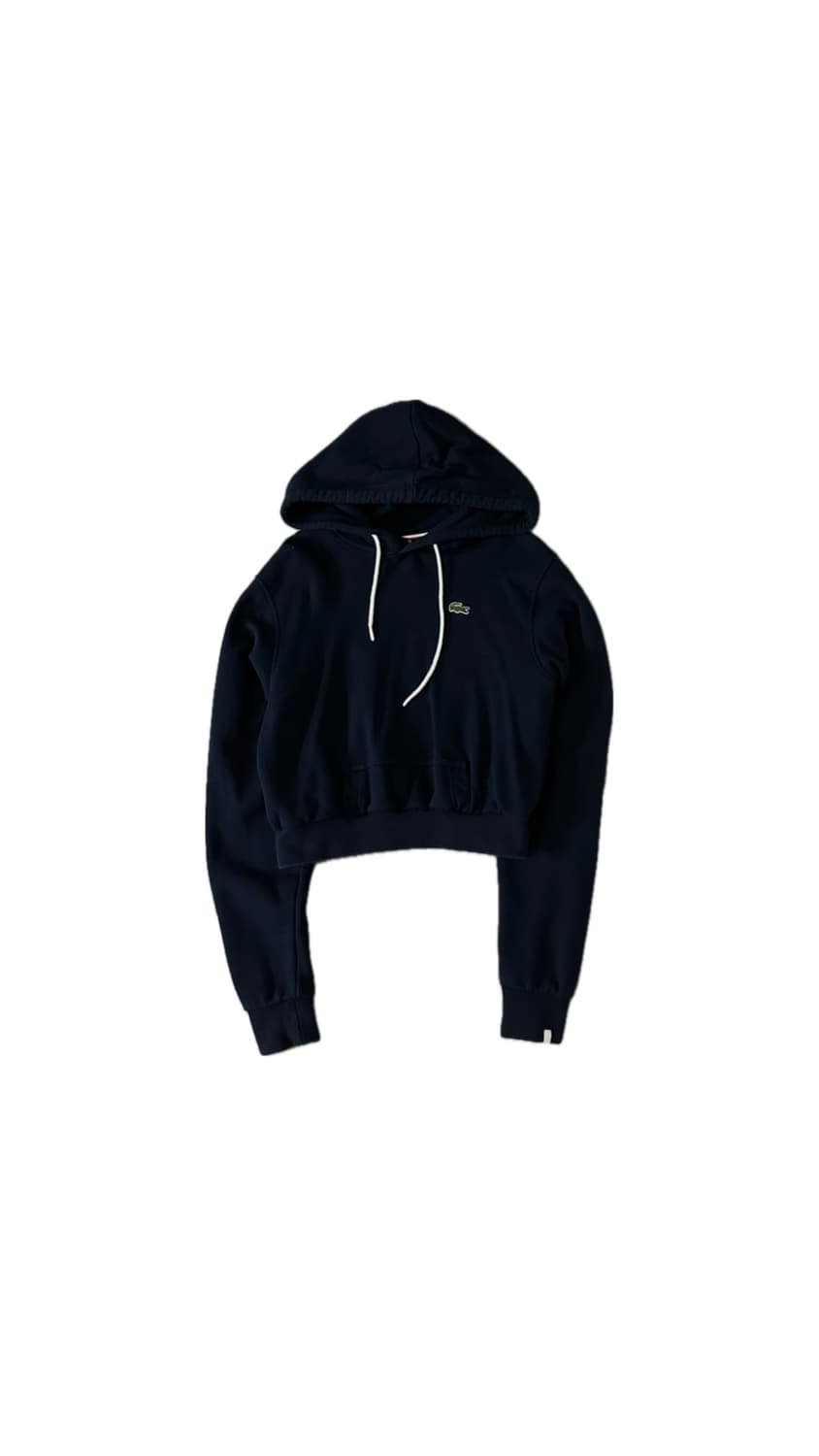 라코스테 크롭 후드티 (네이비)  상품이미지1