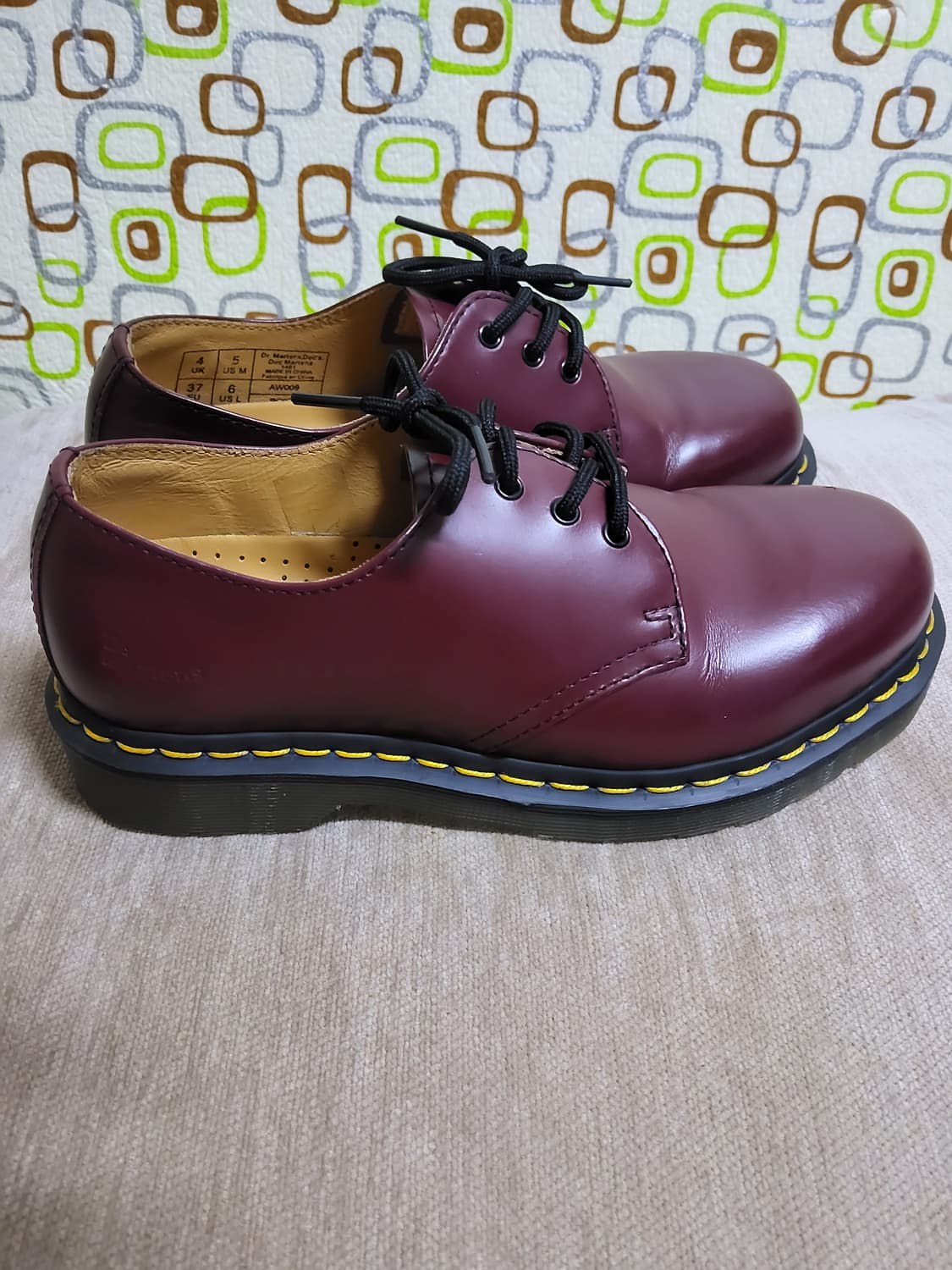 닥터마틴1461 모델 3홀 230사이즈 체리레드  상품이미지3
