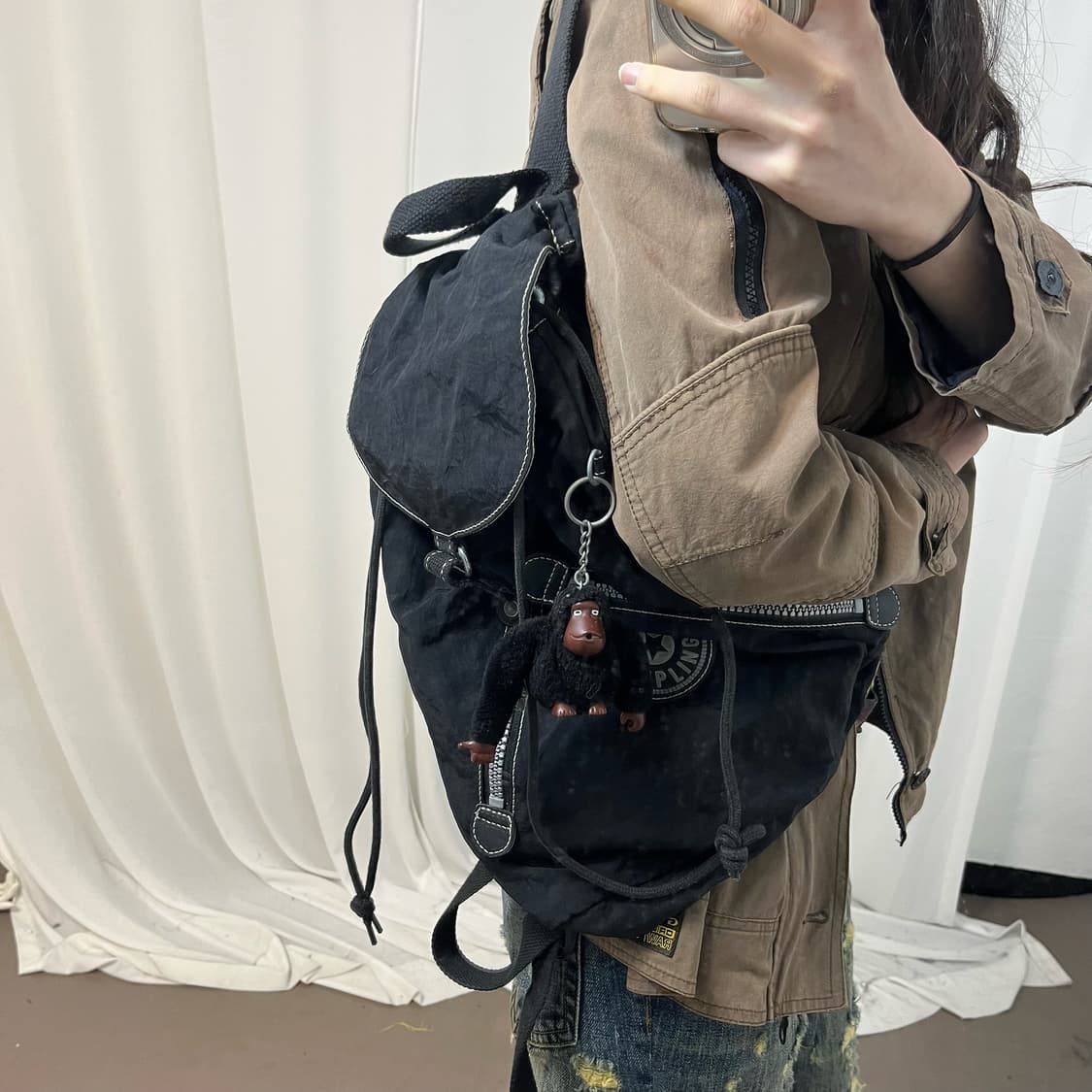 Kipling Black Backpack 상품이미지3