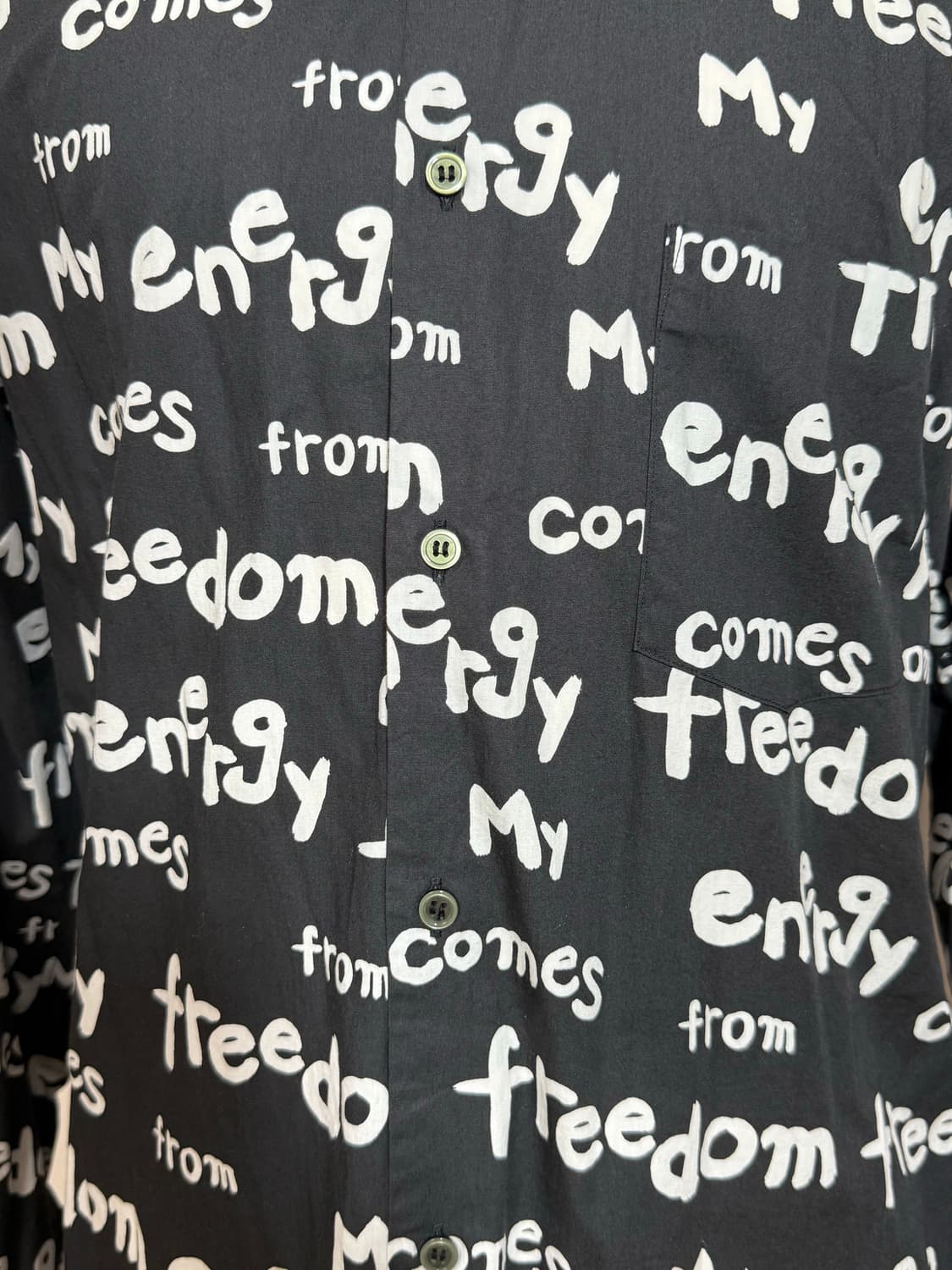 블랙 꼼데가르송 셔츠 XL 상품이미지2