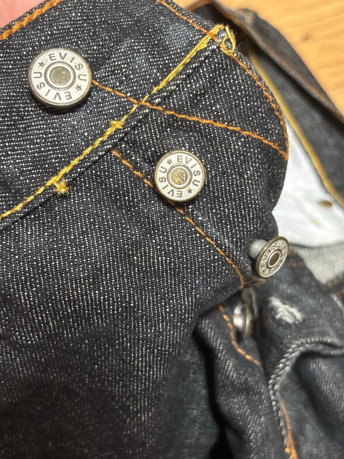 EVISU 에비수 체크 포켓 데님 팬츠 상품이미지7