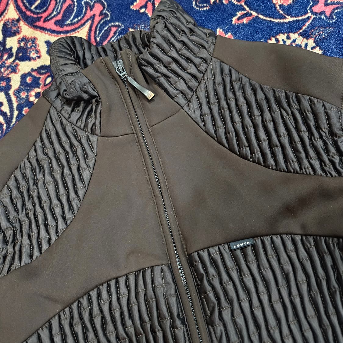 루흐타(LUHTA) in 핀란드 소프트쉘 주름 퀄팅 트레킹 자켓 상품이미지3