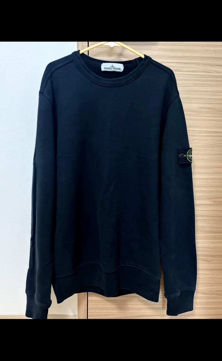 스톤아일랜드 블랙 맨투맨 s 상품이미지1