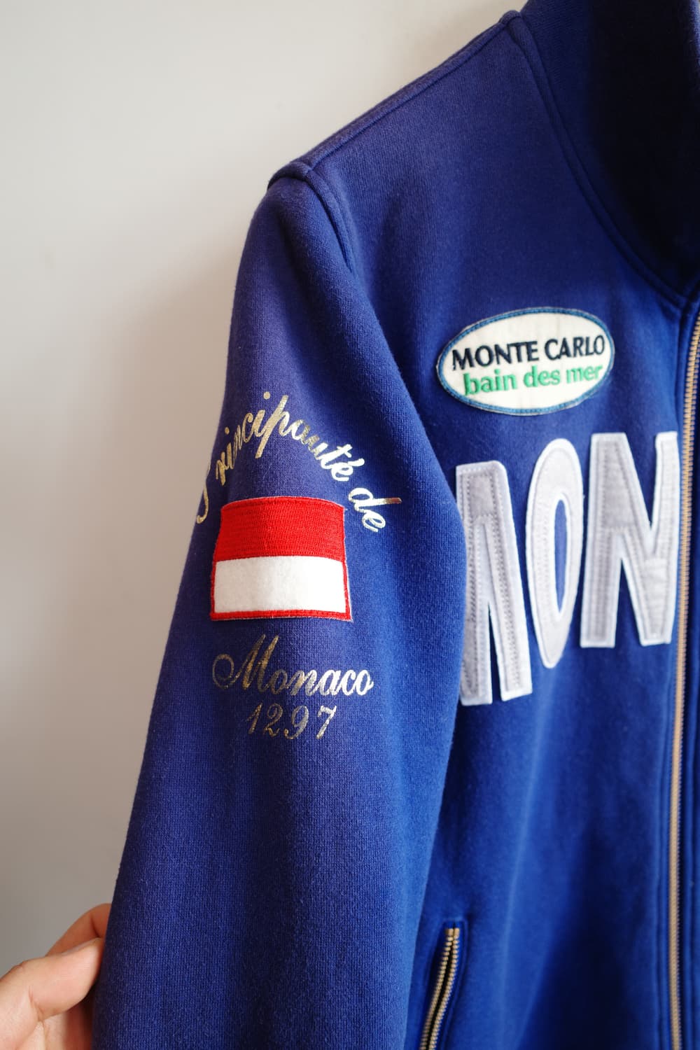 Japan brand 자수패치 투웨이 집업 져지  상품이미지5