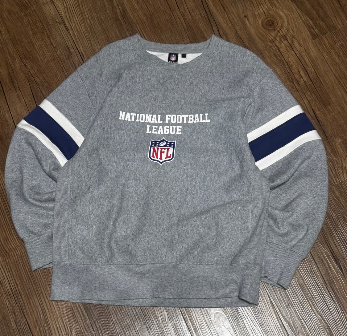 [S] NFL GU 베이스볼 프린팅 그레이 스웻셔츠 상품이미지2