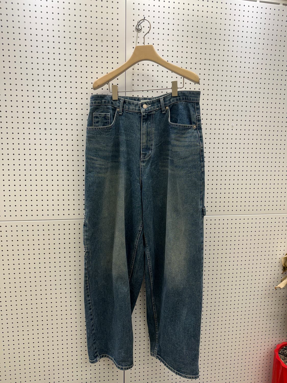 빈티지 카펜터 워싱 벌룬 데님 팬츠 U685 상품이미지3