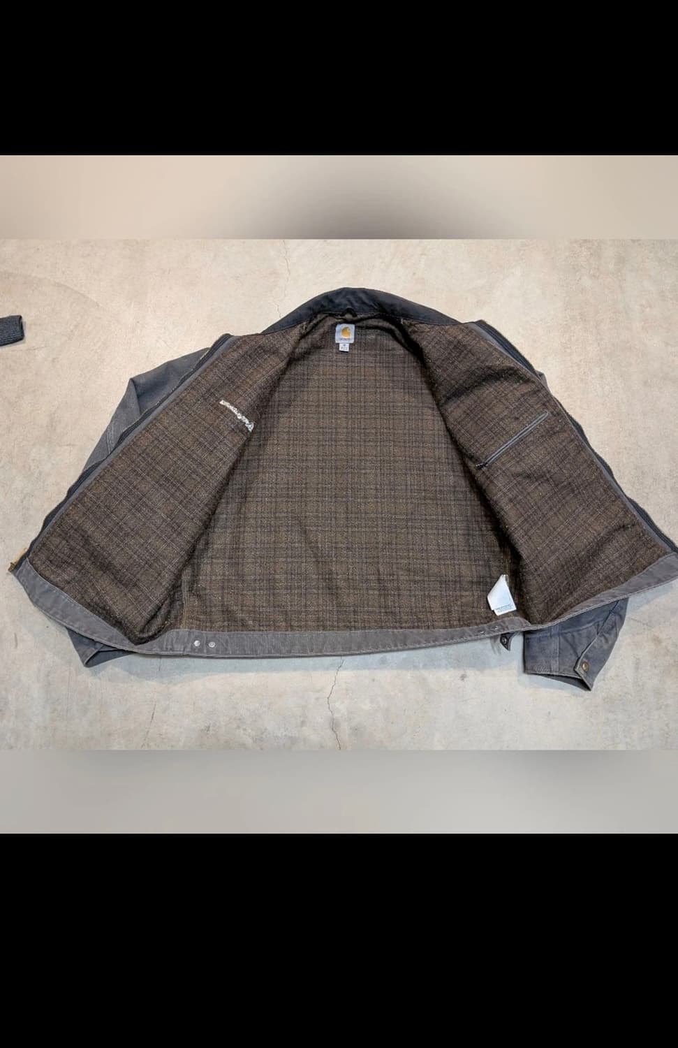 [희귀/2XL] 칼하트 J97 디트로이트 자켓 GVL (그래블) 상품이미지4
