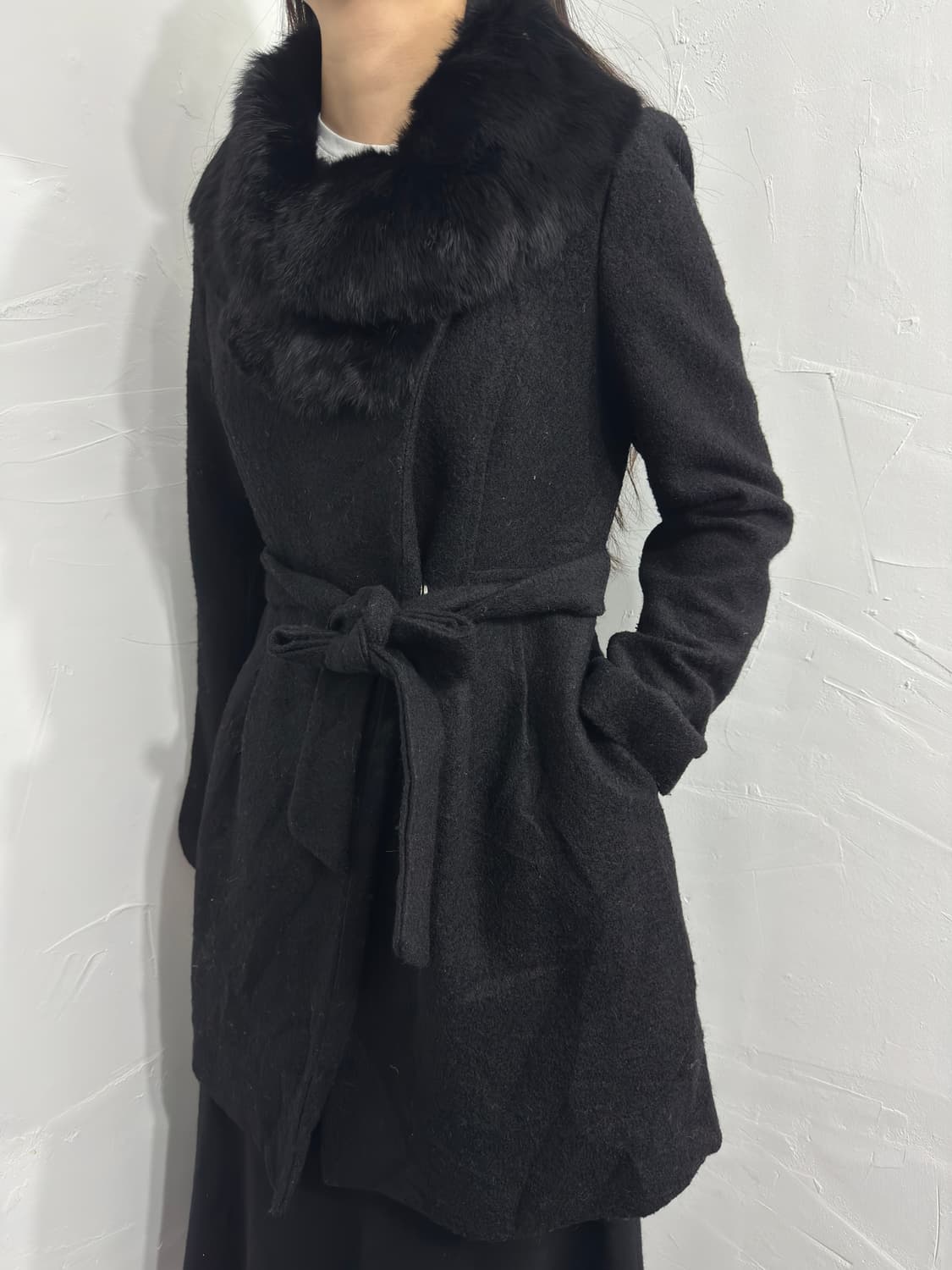 martha fur strap coat 상품이미지4