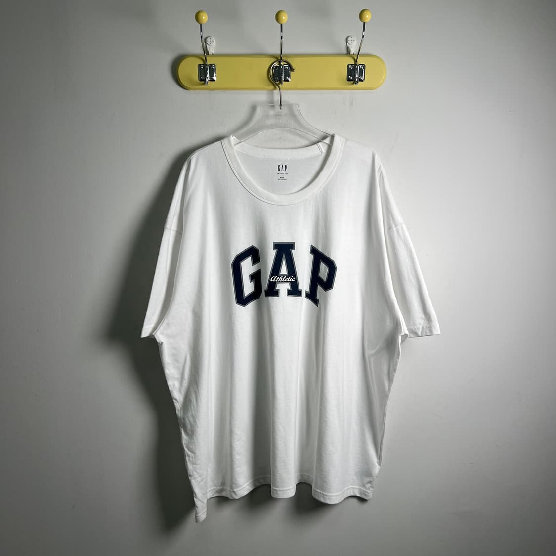 GAP 갭 베이직 로고 화이트 반팔 티셔츠 3XL 상품이미지1
