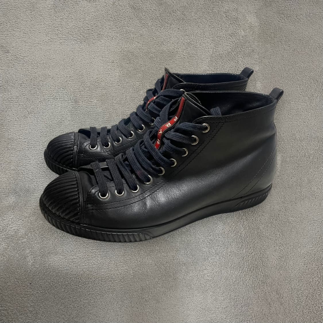 245~250) 프라다 스포츠 빈티지 레더 가죽 스니커즈 상품이미지2