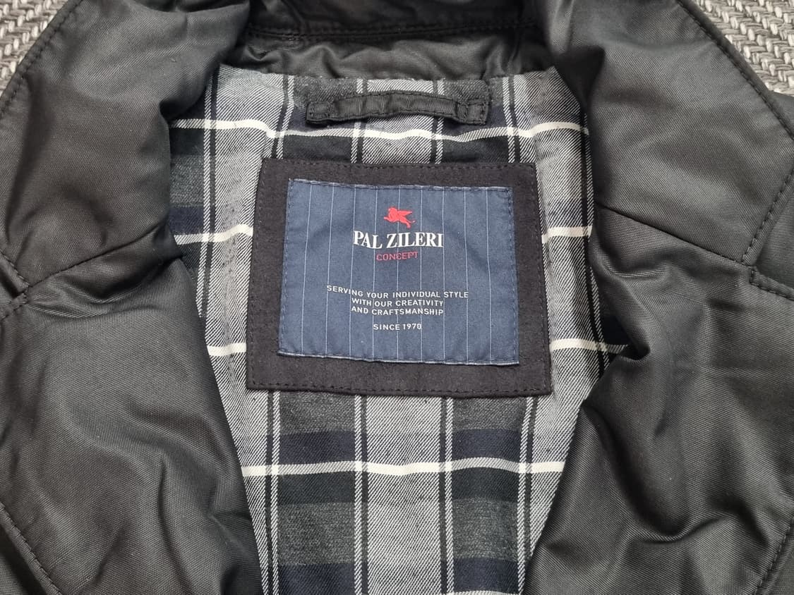 PAL ZILERI Concept — 블랙 하프코트 상품이미지2