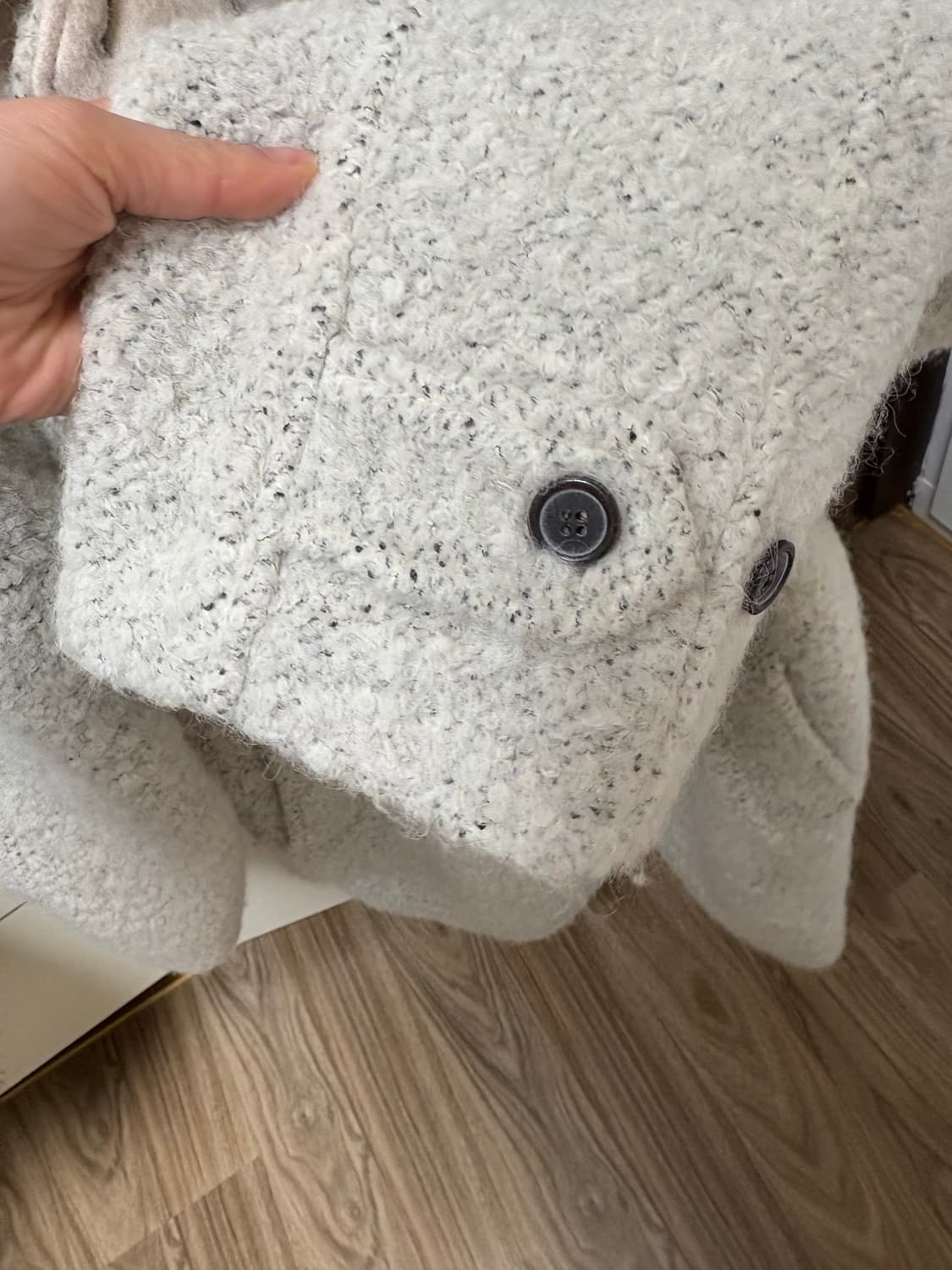 런던플랏 브루클린 울알파카 부클 하프코트 상품이미지8