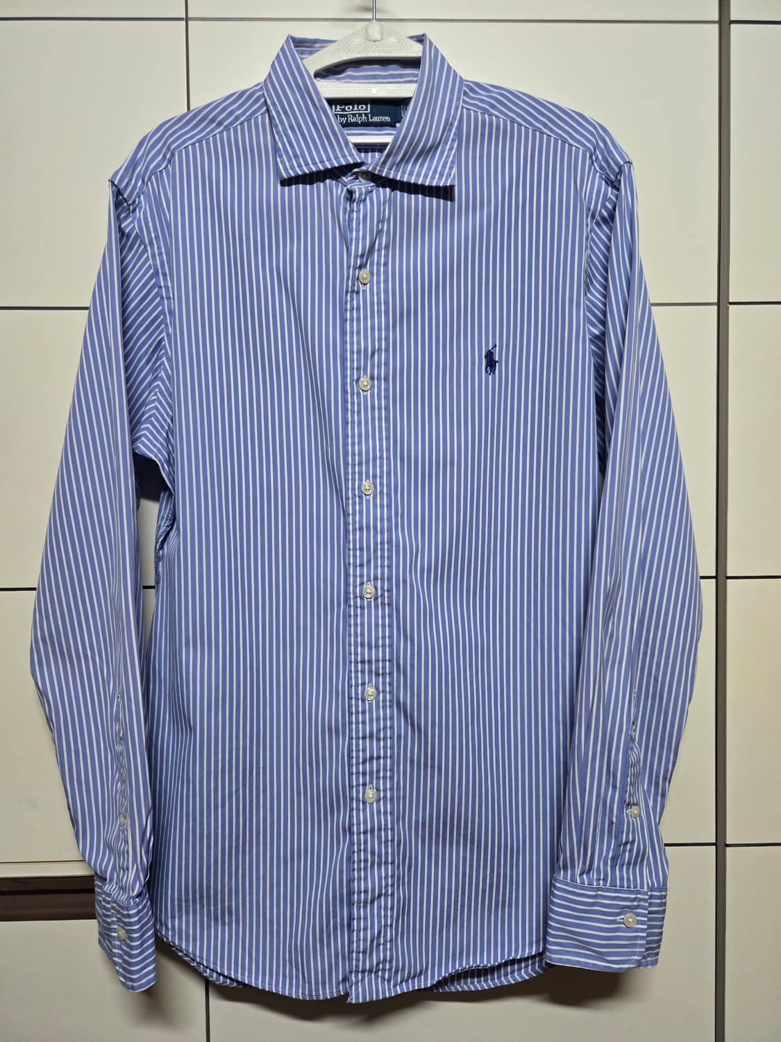 폴로 랄프로렌 남성 블루스트라이프 셔츠(M사이즈) 상품이미지3