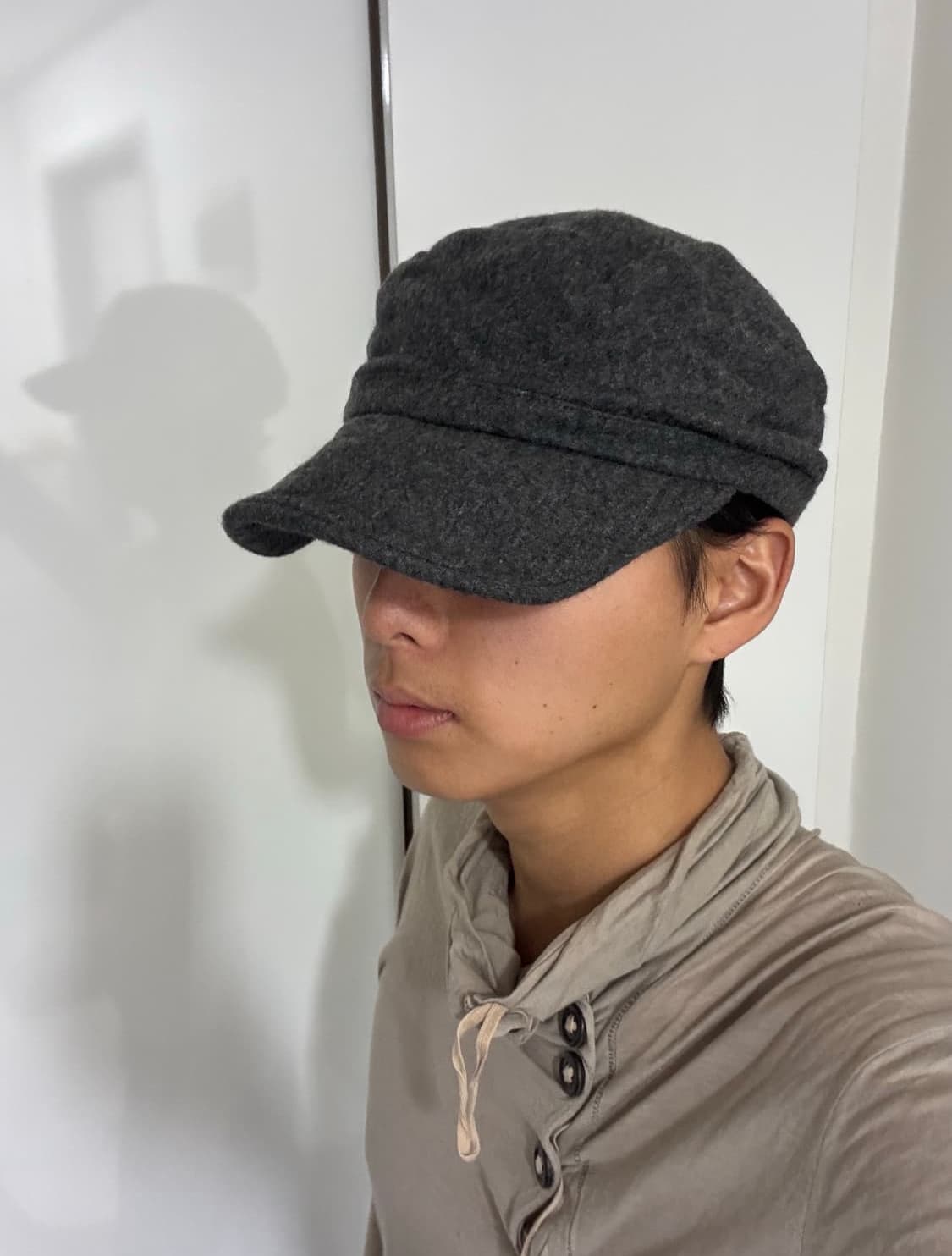 (급전 할인)Ca4la 드레이프 와이어 워크캡 상품이미지5