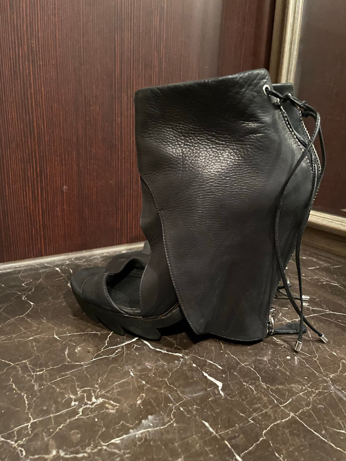 CAMILLA SKOVGAARD 히든 스틸레토 앵클부츠 38 상품이미지3