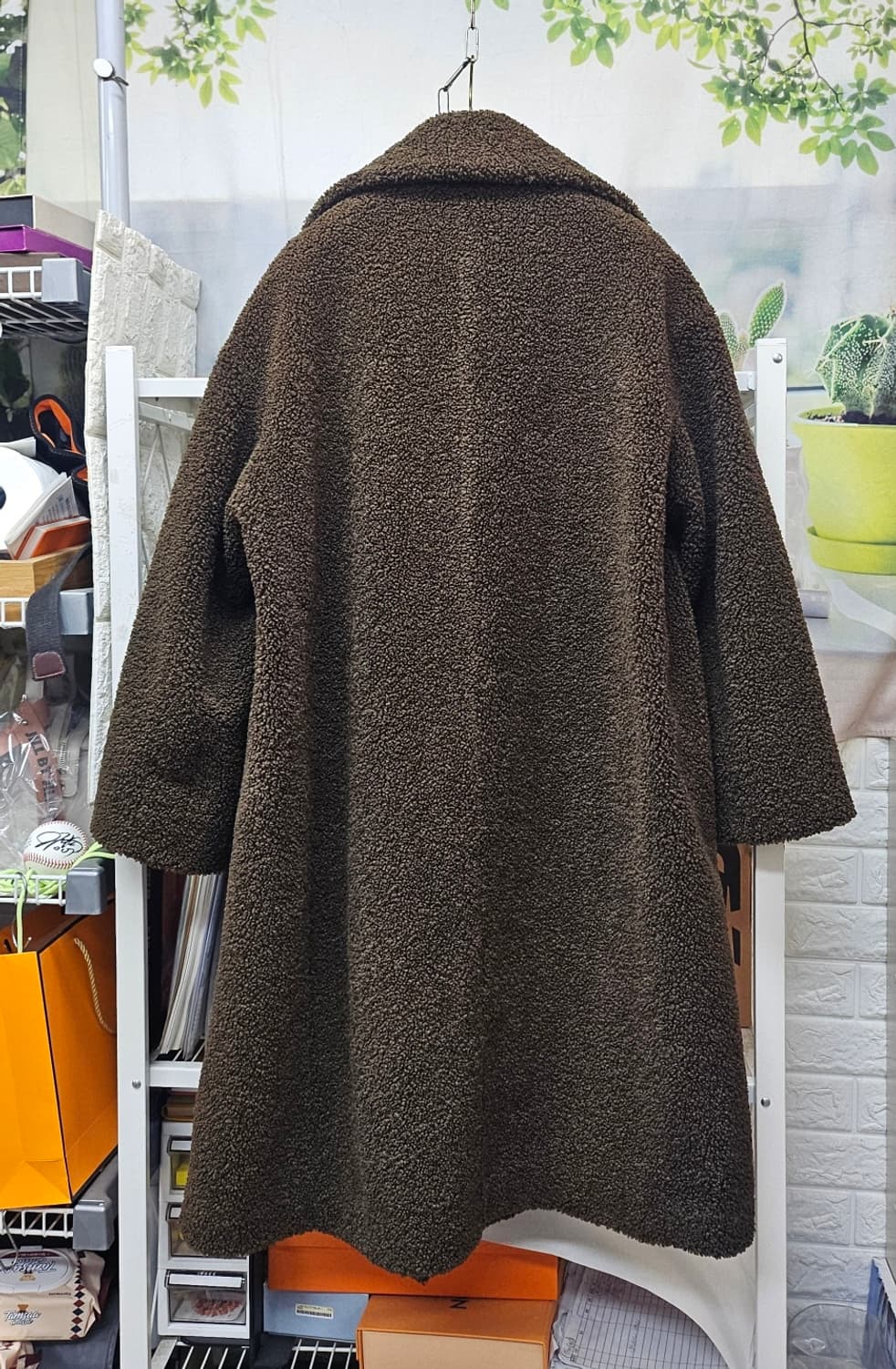 지오송지오 여성 후리스 롱코트 77~88 플리스코트 AD34 상품이미지4