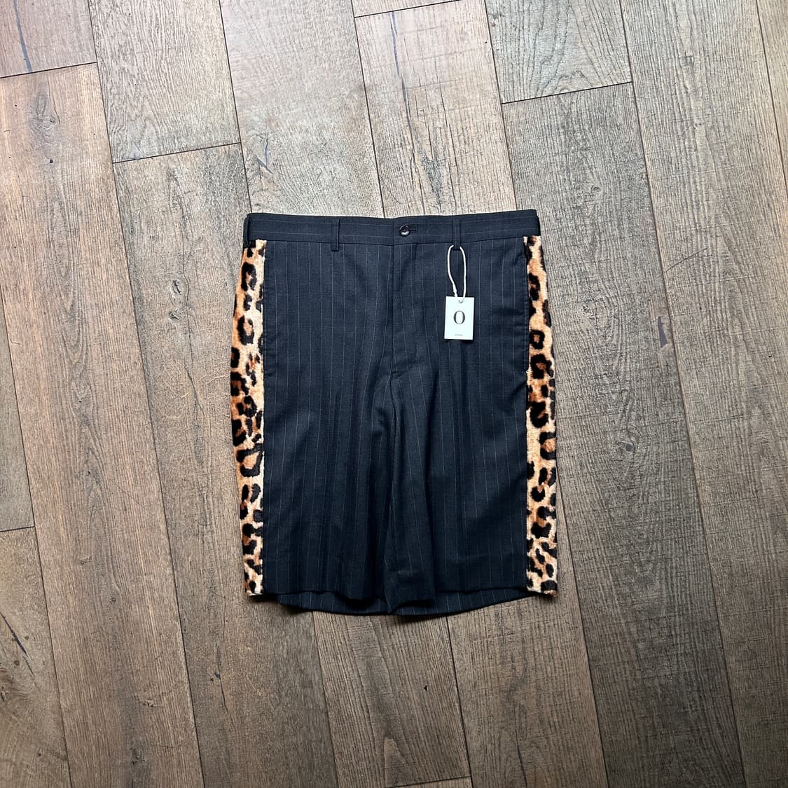 Leopard Velour Detail Burmuda Pants 상품이미지2