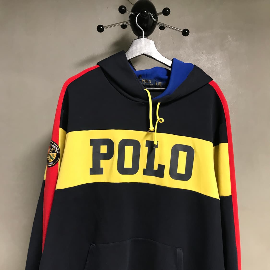 폴로 랄프로렌 후드티 배색 XL 상품이미지2