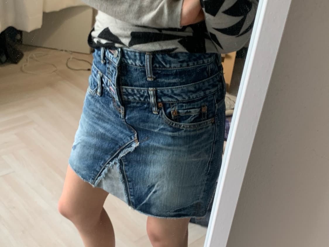 [ANTGAUGE] double waist denim skirt 상품이미지9
