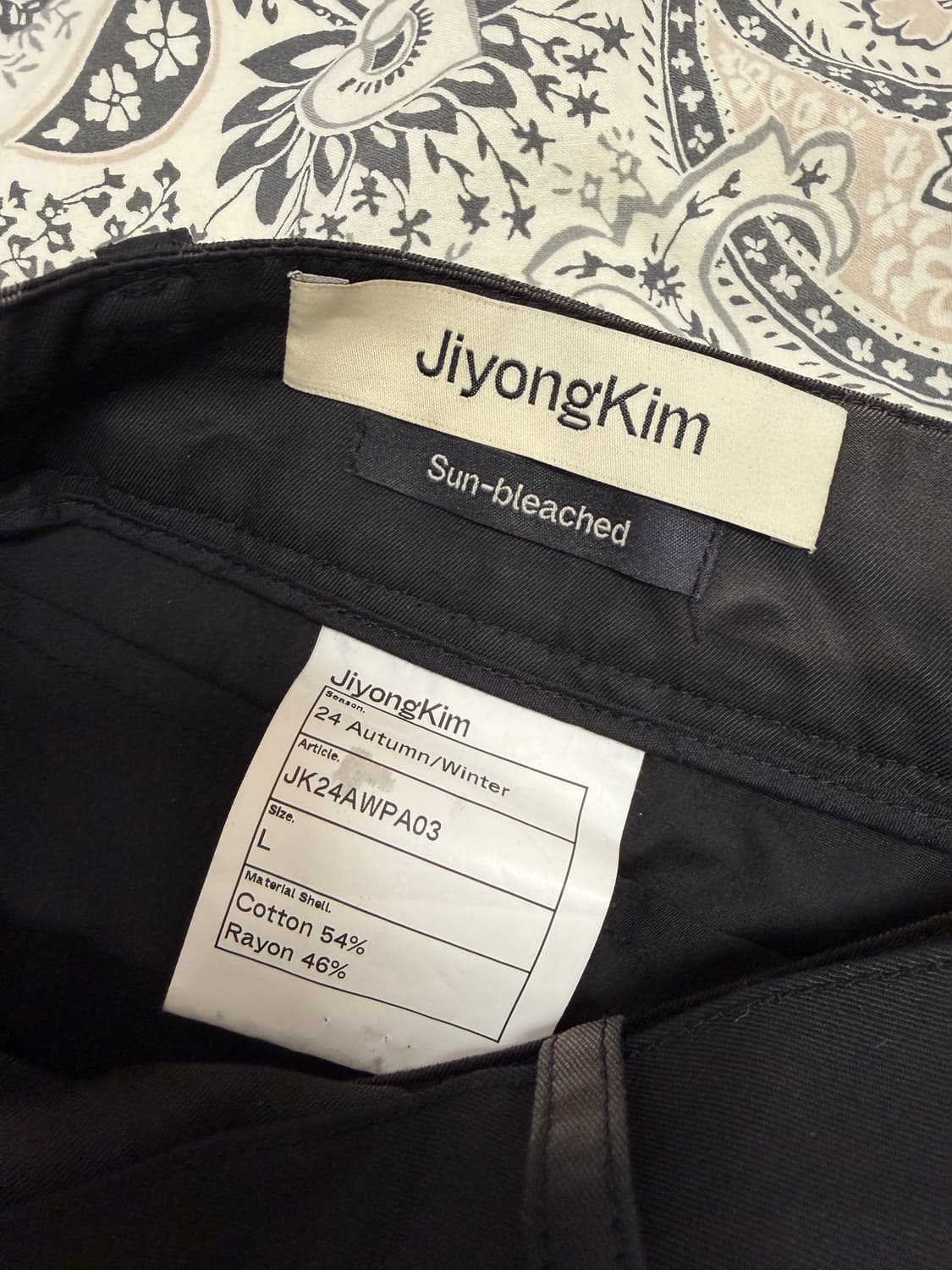 지용킴 24FW 디테쳐블 카고 팬츠 [L] 상품이미지5