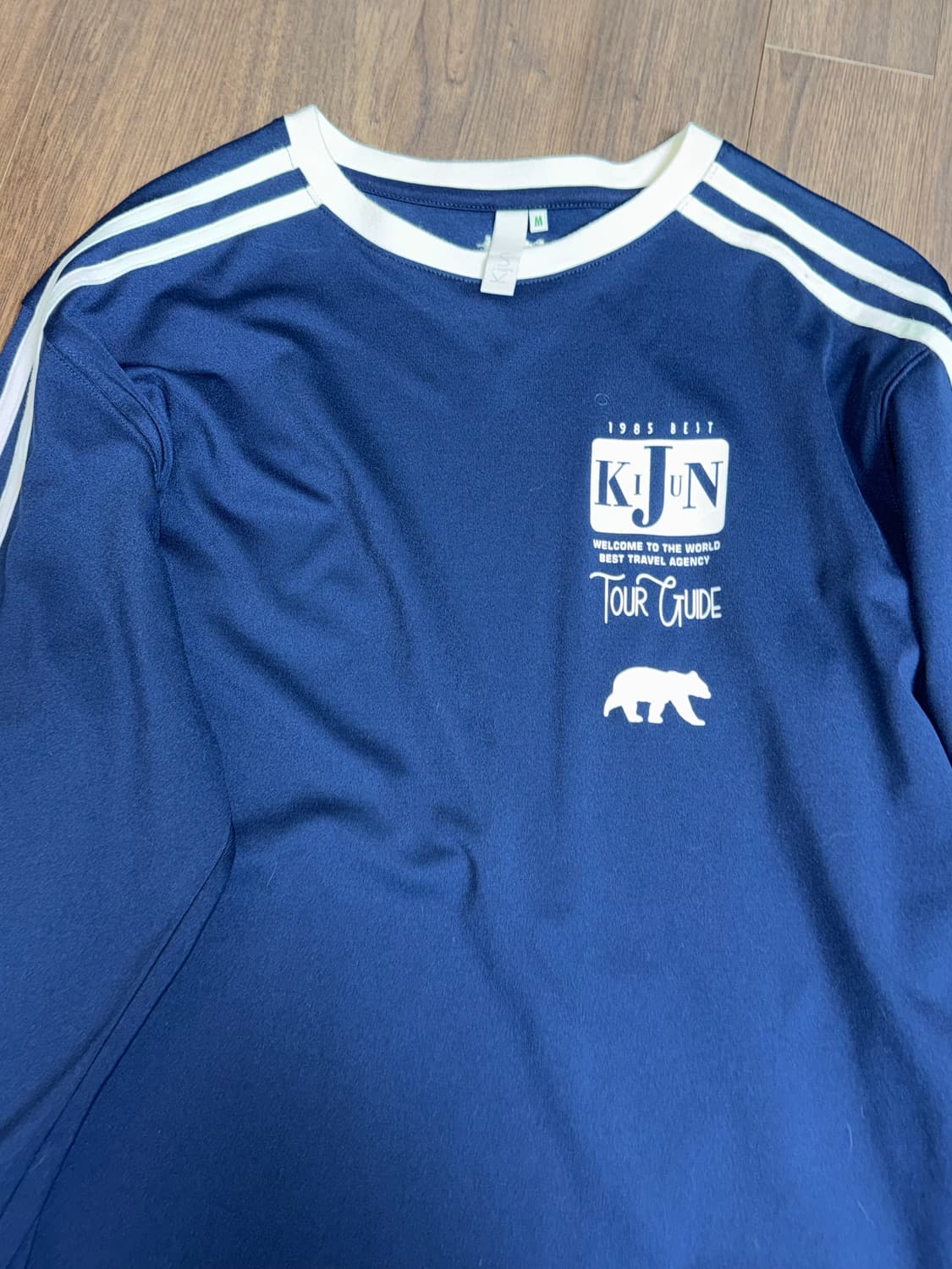 Kijun 풋볼티셔츠 네이비 상품이미지3