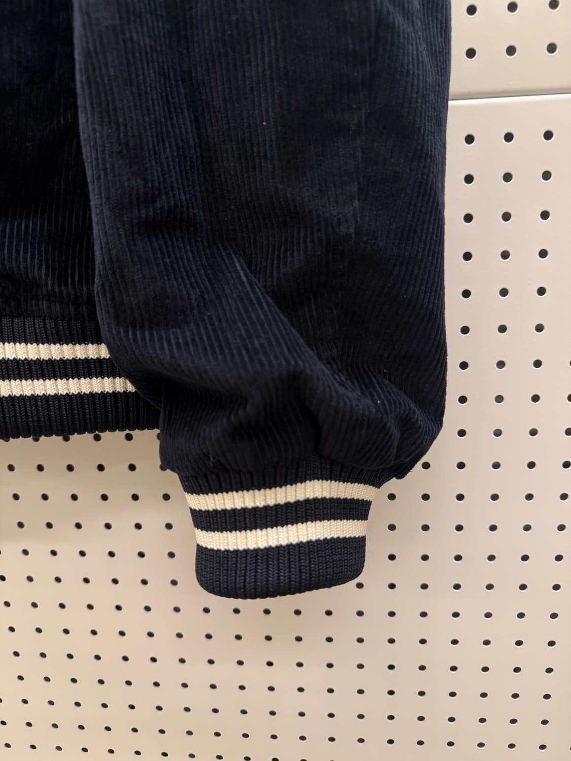 파르티멘토 컨셉 라벨 코듀로이 바시티 자켓 U195 상품이미지3