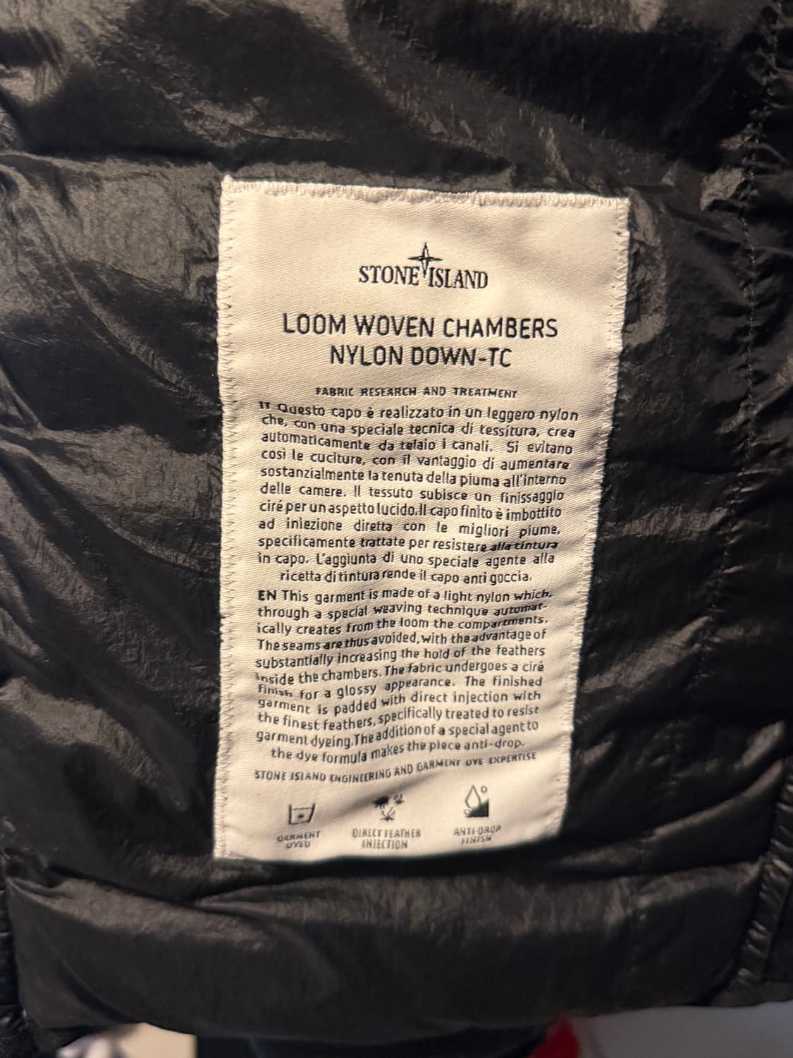스톤아일랜드 룸 우븐 체임버스 나일론 다운 상품이미지5