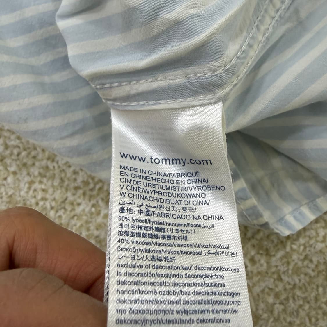 M 타미힐피거 스프라이트 셔츠 0123T1 상품이미지5