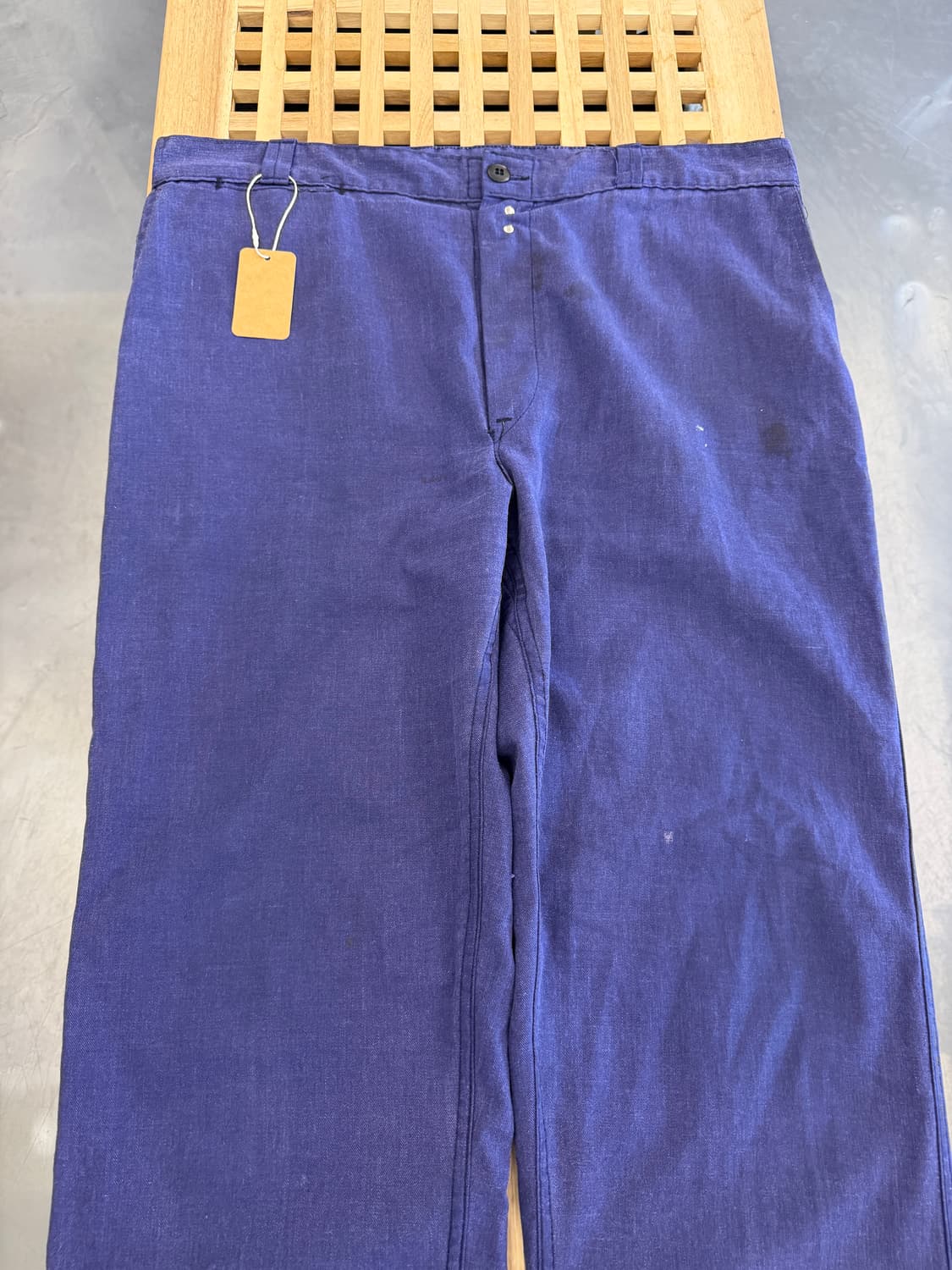 WASHED OLD VINTAGE PURPLE NAVY 프렌치워크팬츠 상품이미지3