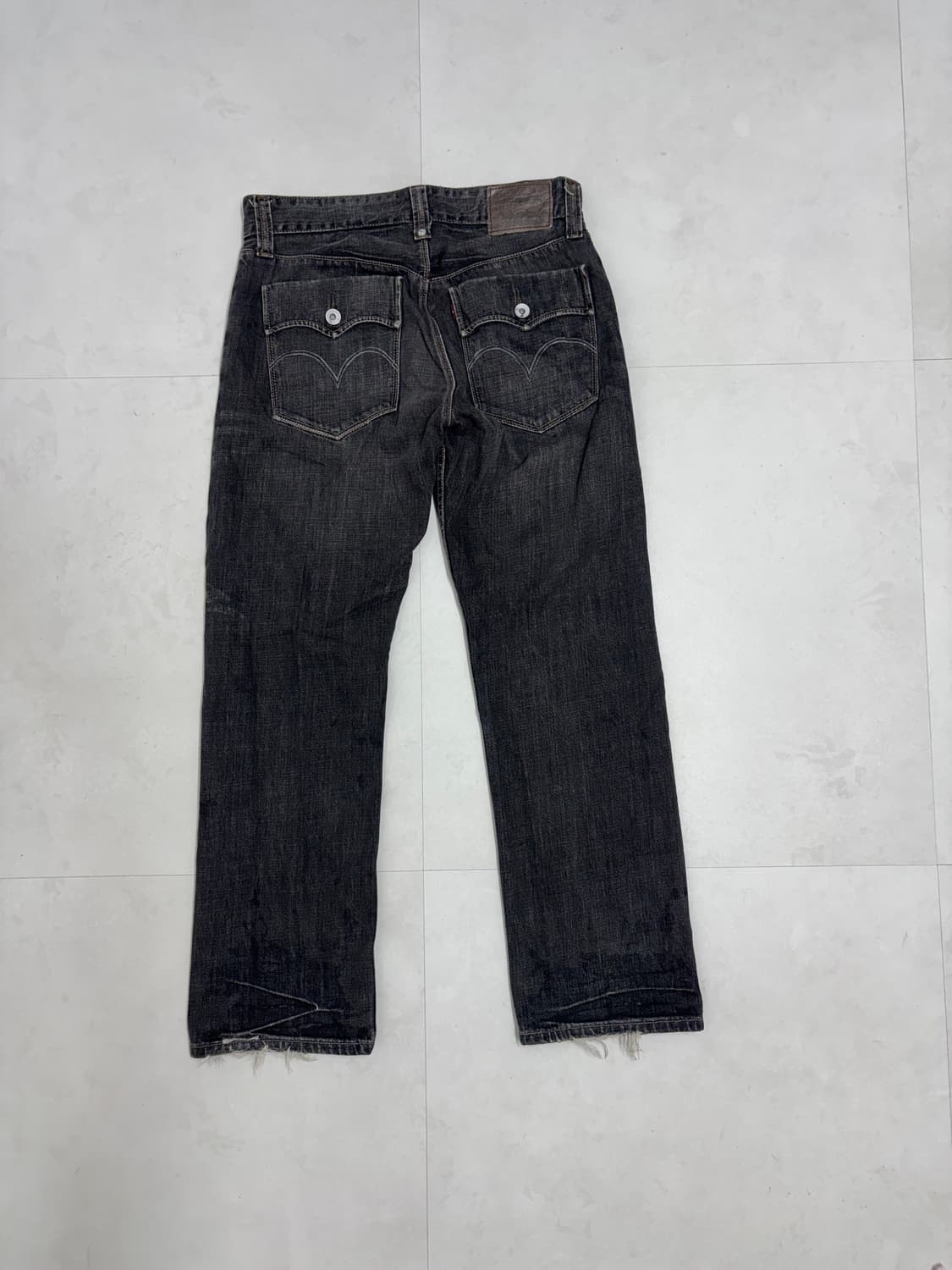 LEVIS BACK POCKET WASHED BLACK 상품이미지9