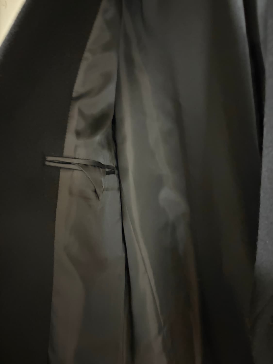 무신사 스탠다드 캐시미어 블렌드 블랙 코트 상품이미지6