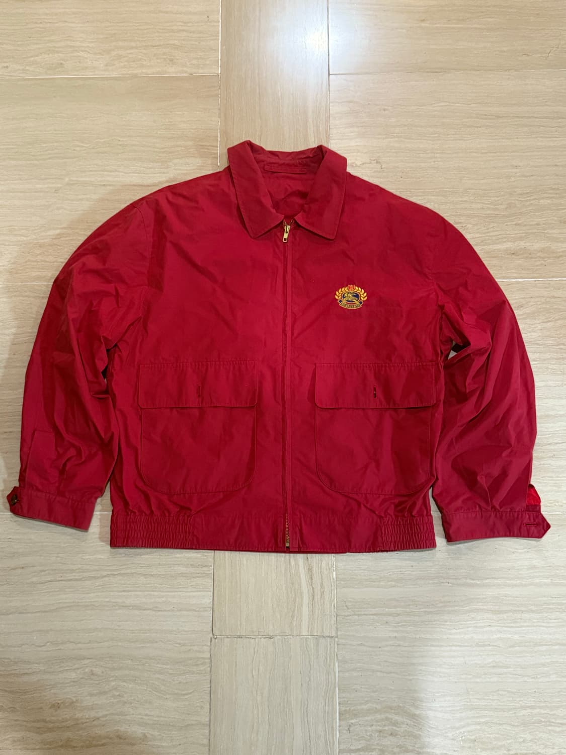 버버리 Made in USA 레드 블루종 자켓 상품이미지1