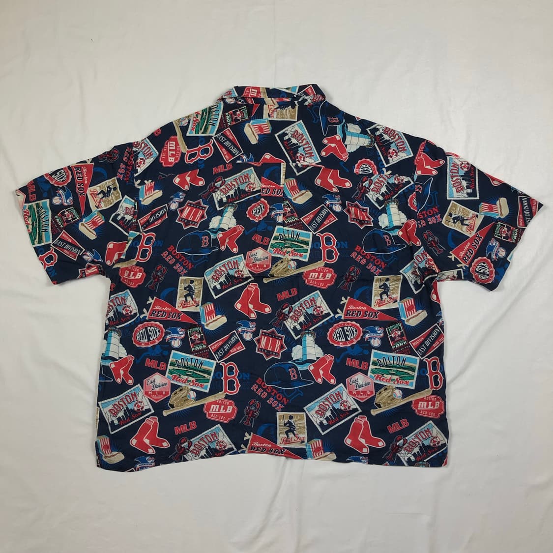 90s reyn spooner mlb 오픈카라 반팔셔츠 상품이미지6