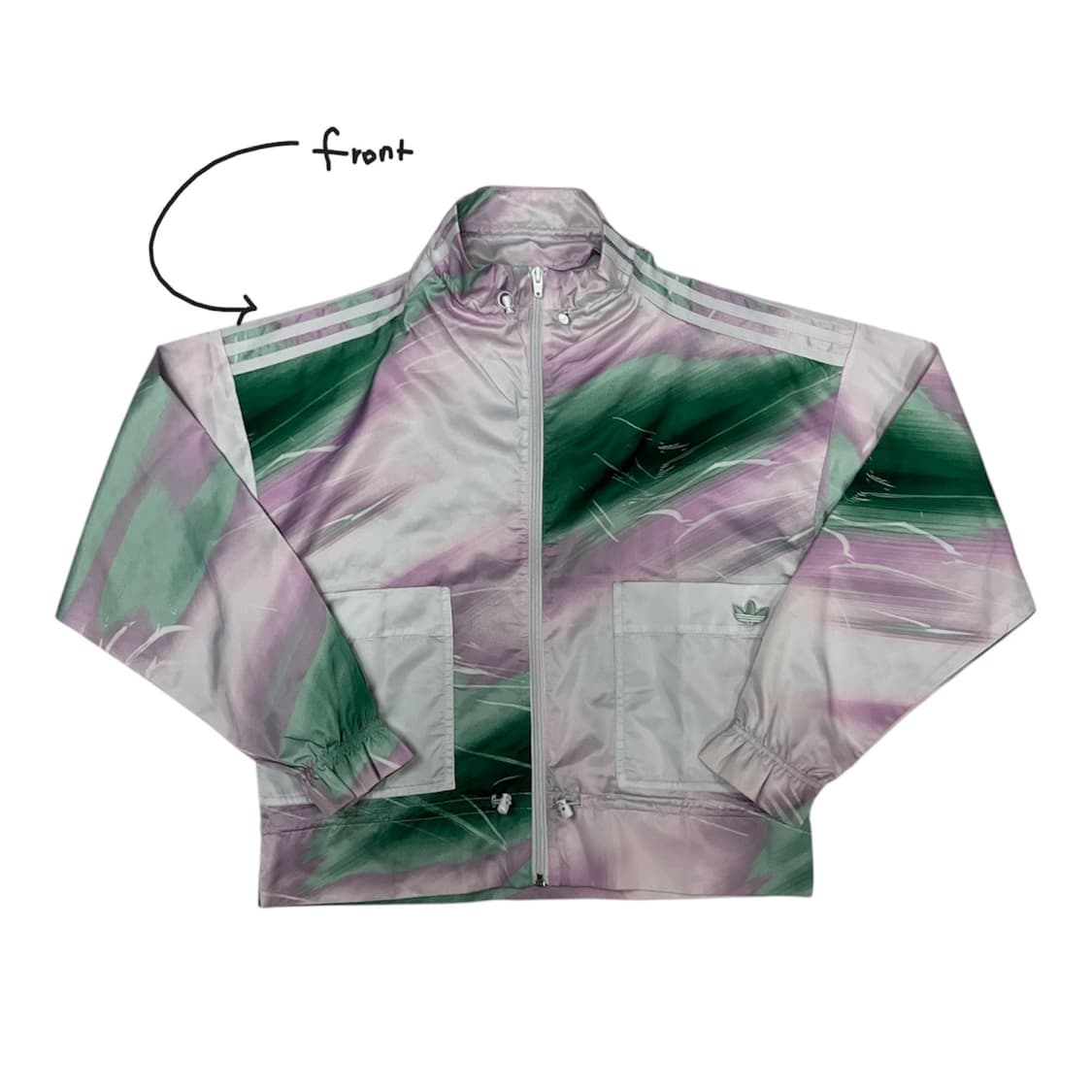 나이키 바람막이 유니크 컬러 크롭 자켓 XS 상품이미지1