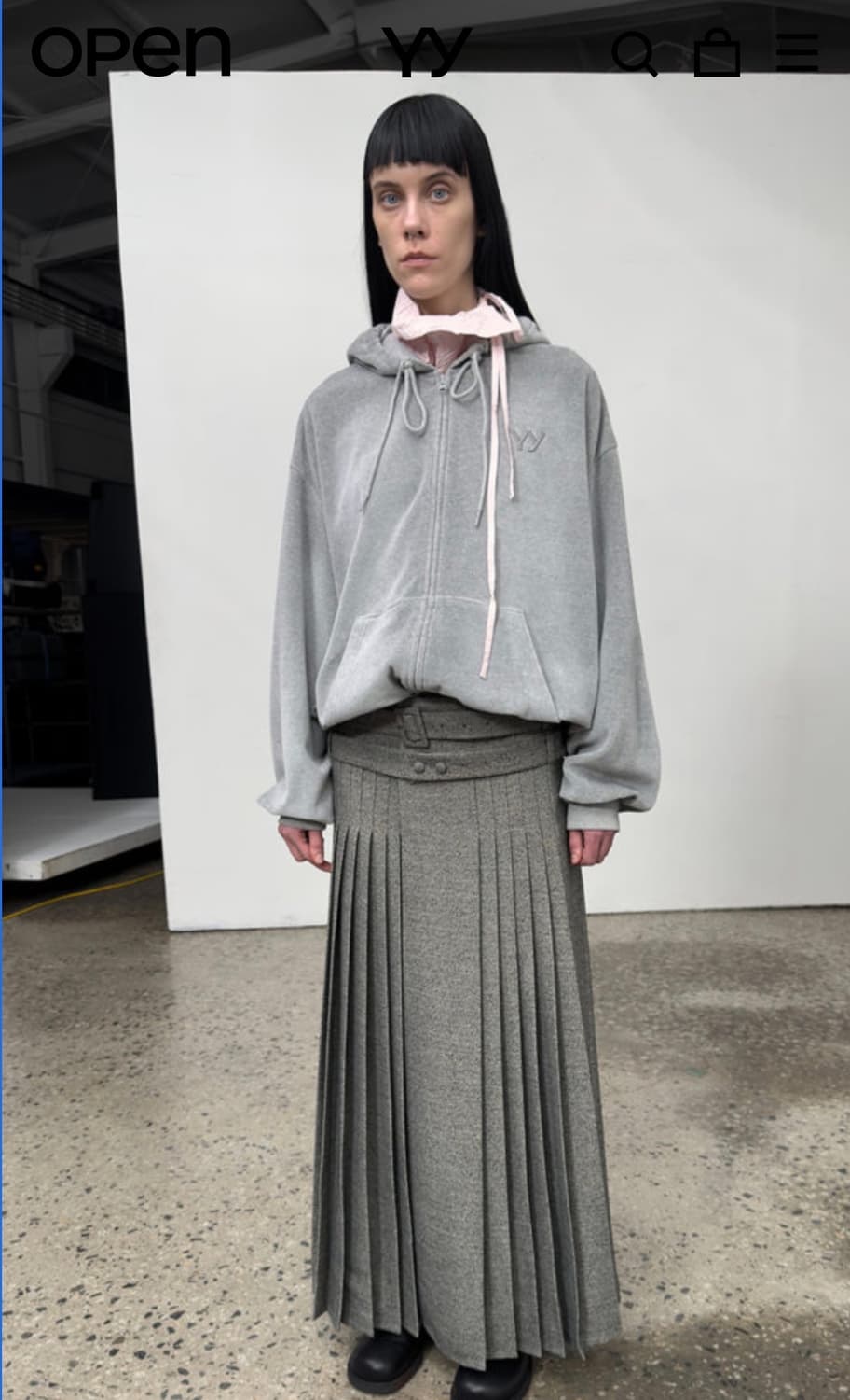 오픈 yy 벨트 스커트 상품이미지1
