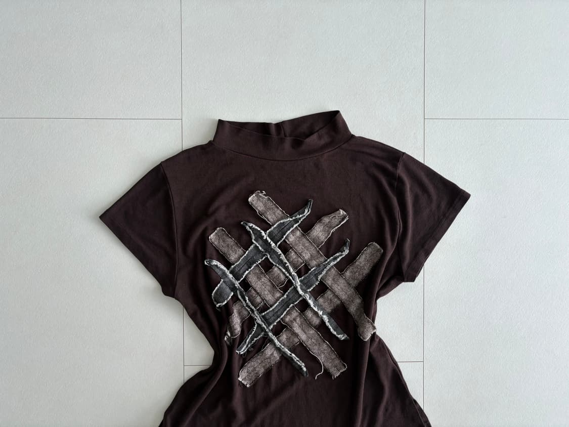 cross patch top 상품이미지3