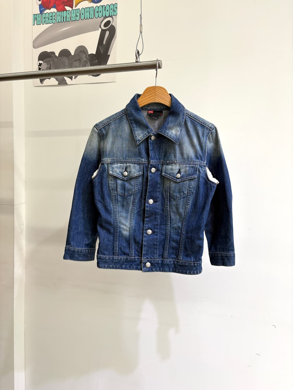 DIESEL (Made in Italy) 데님자켓 상품이미지1