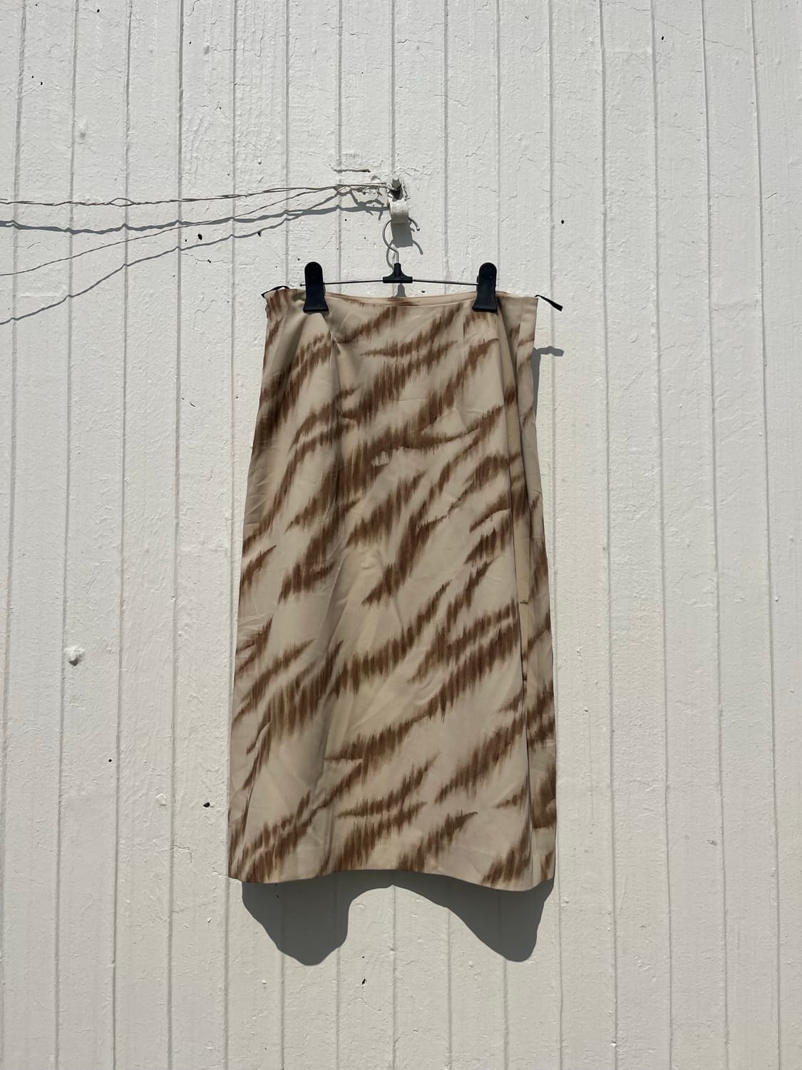 Zebra Pattern Skirt 상품이미지1