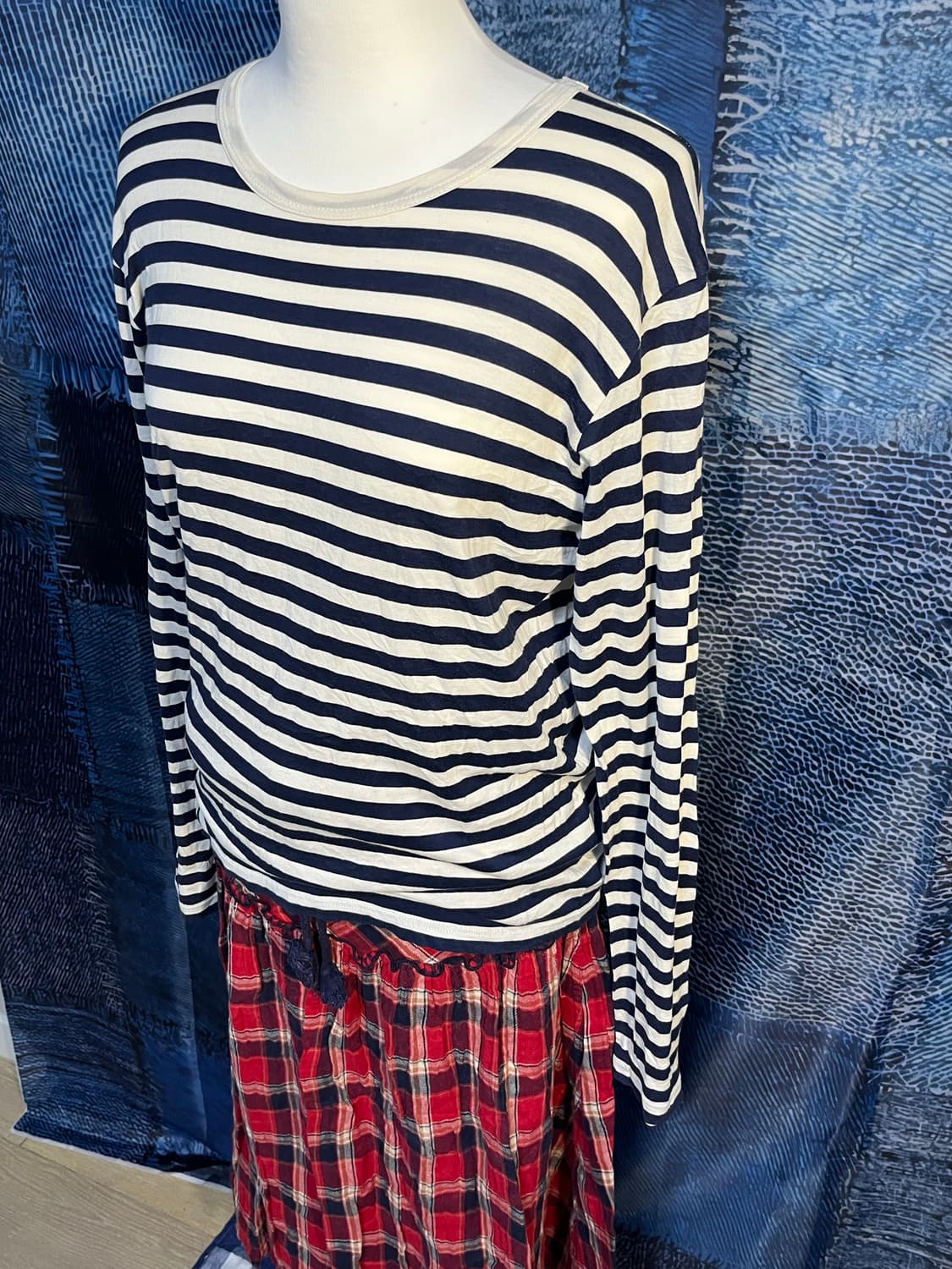 스트라이프 롱 슬리브 티셔츠 상품이미지4