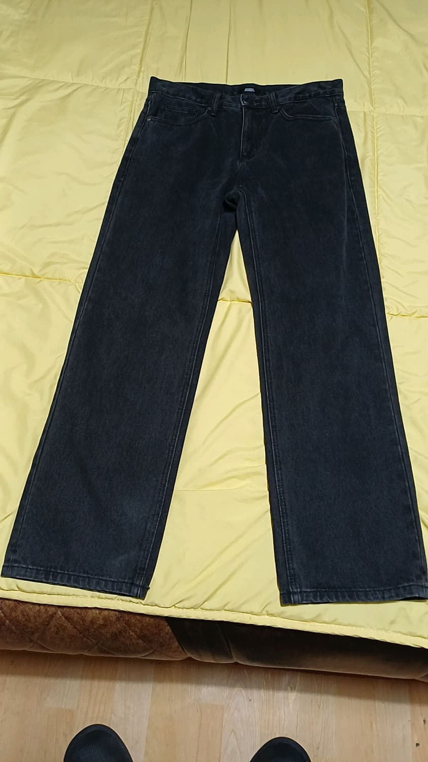 무신사 워시드블랙진 33인치 기장107 상품이미지1