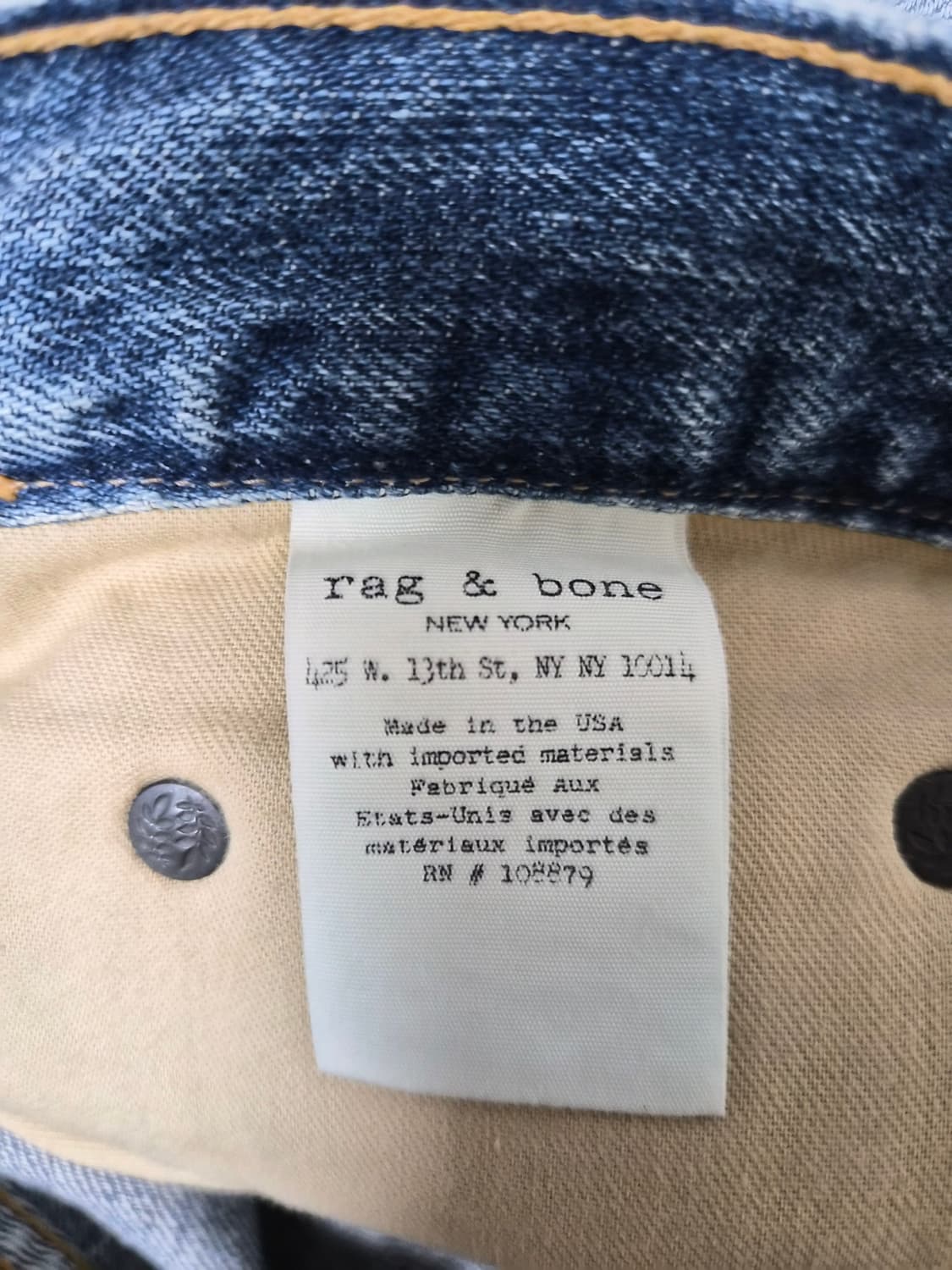 랙앤본 데님 팬츠 26사이즈 P-101 상품이미지6