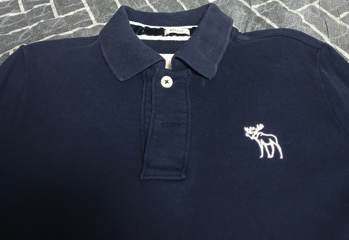 아베크롬비 머슬핏 반팔 카라티 (M) 상품이미지2