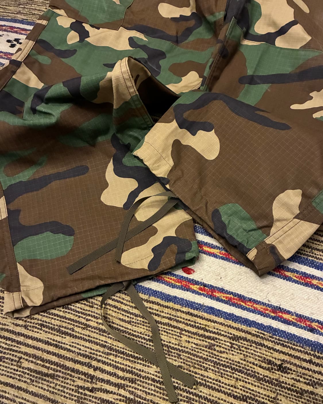 (L/35~39)배드포드 브루클린 립스탑 밀리터리 우드랜드 카모팬츠 상품이미지5