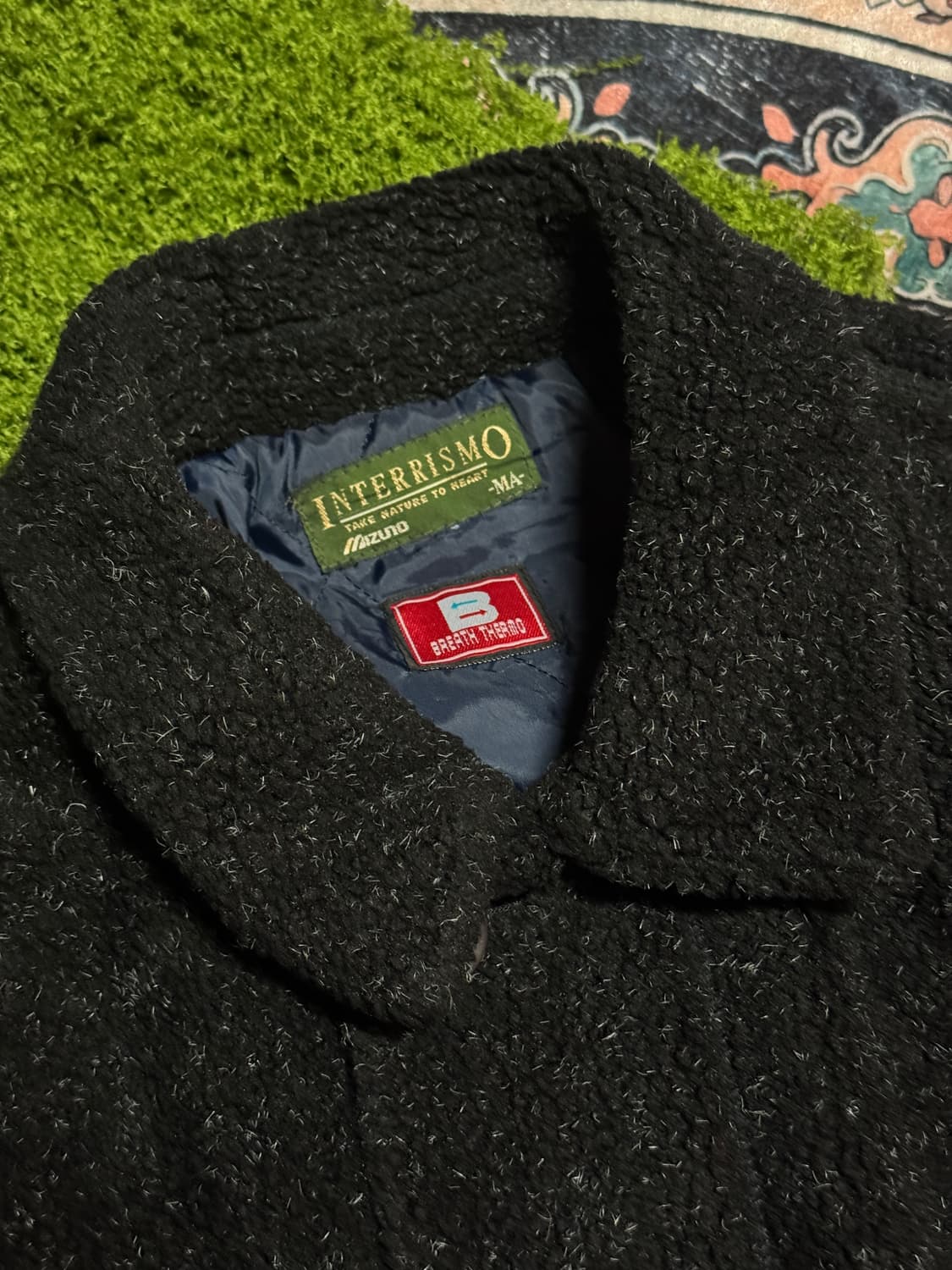 Mizuno interrismo middle coat black L 상품이미지2