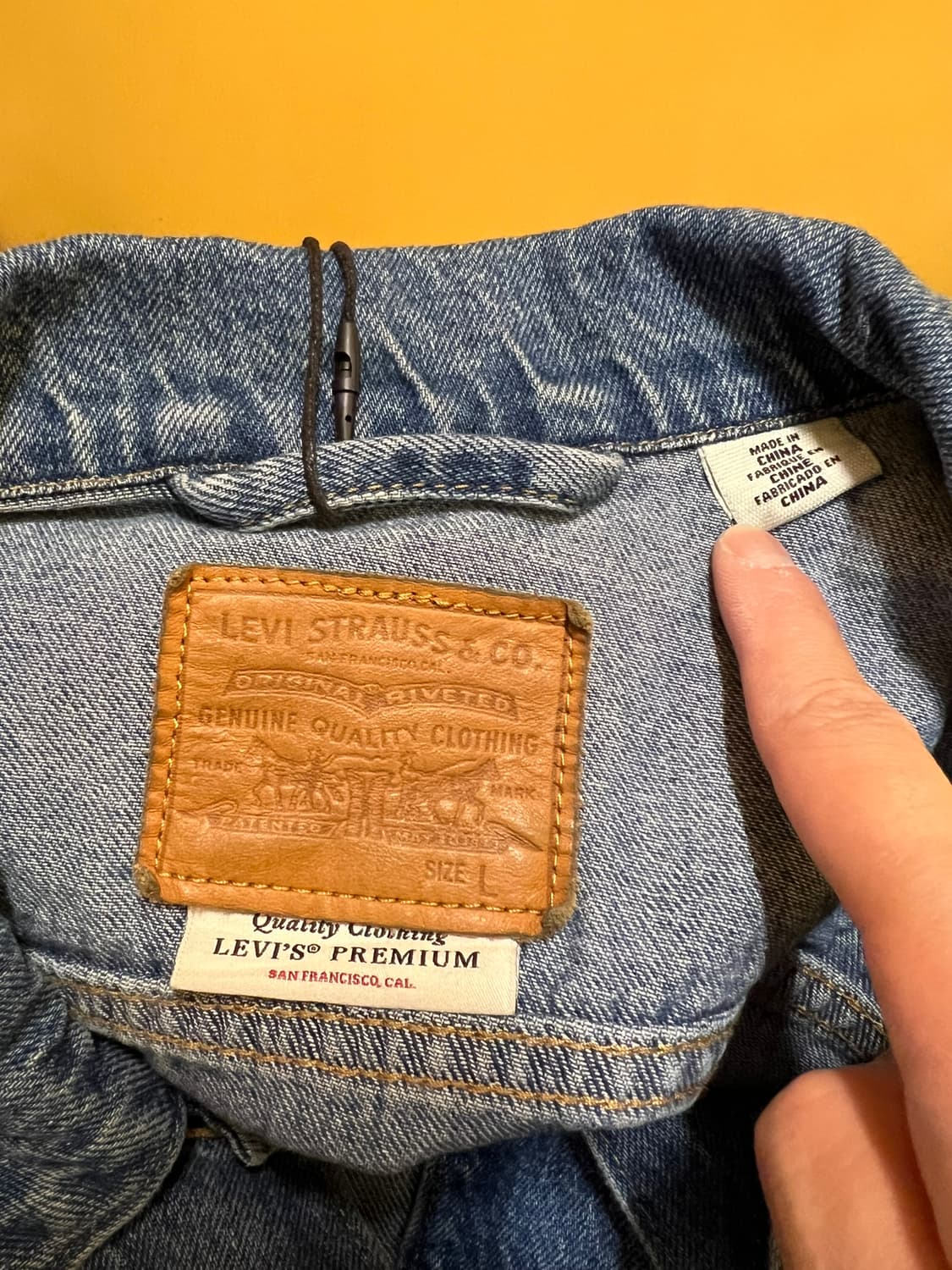 [L] 리바이스 프리미엄 빅E 클래식 트러커 데님자켓 상품이미지8