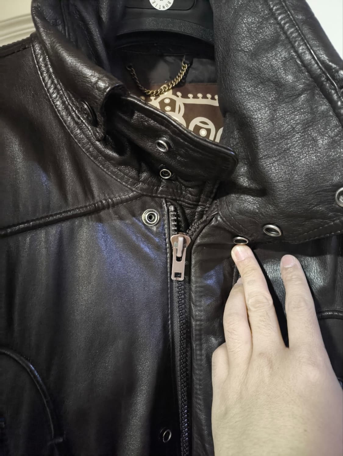 XL USA 올아메리칸 천연가죽 구스다운 패딩자켓 상품이미지3