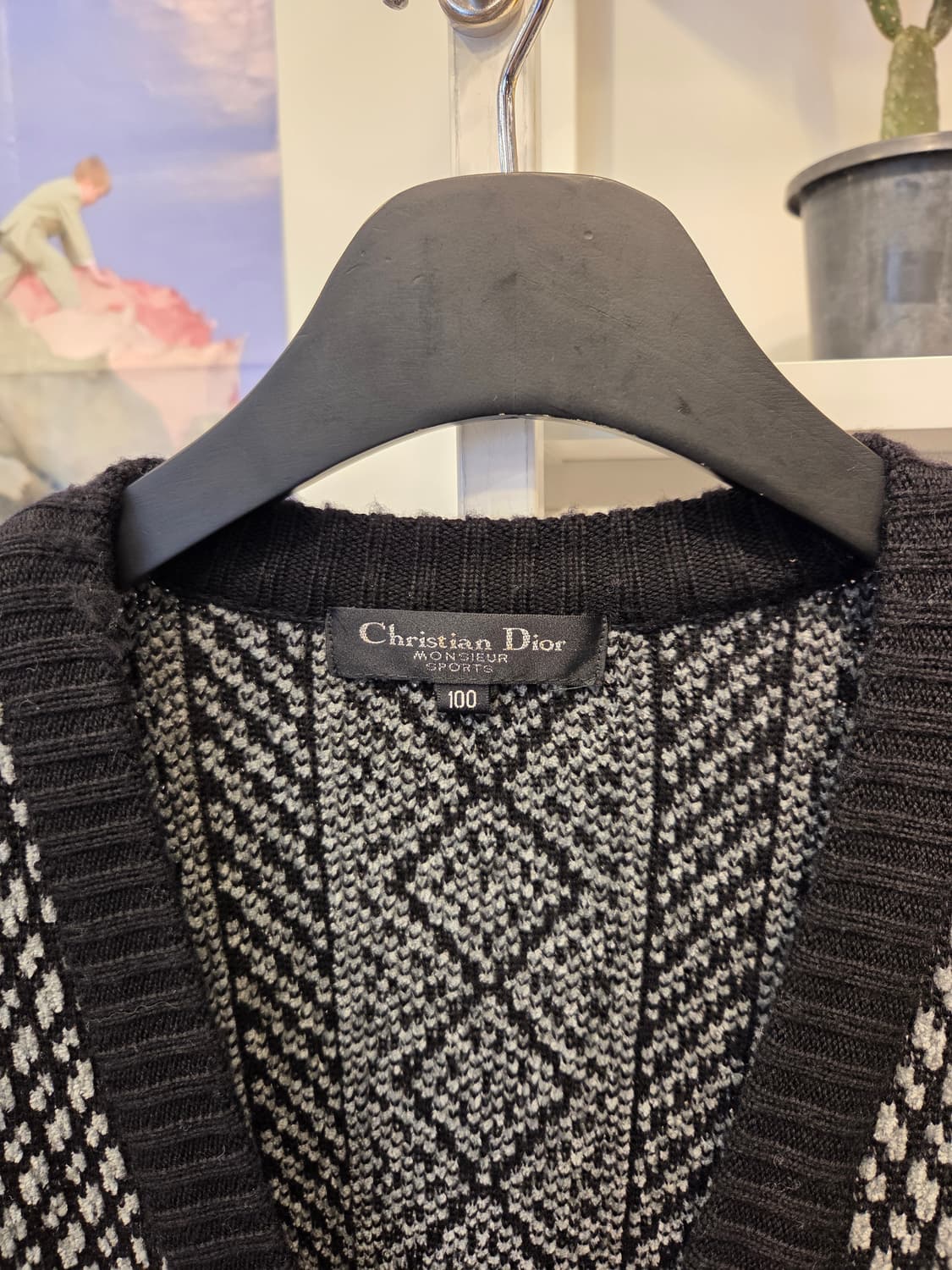 크리스찬디올 무슈 스포츠 울 니트 가디건 상품이미지2