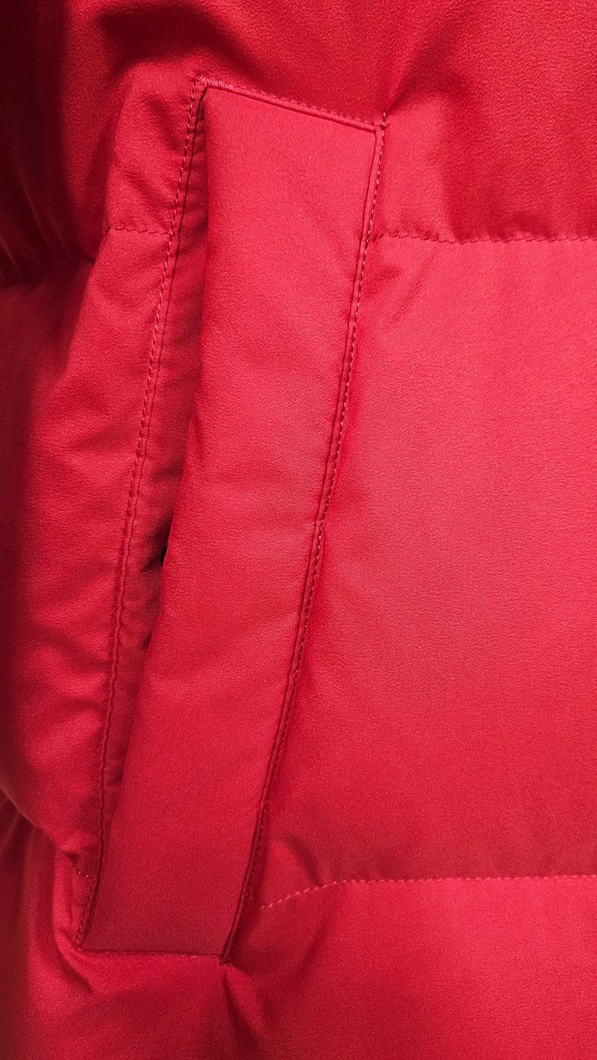 256  아디다스 레드남성 롱패딩  95 상품이미지5