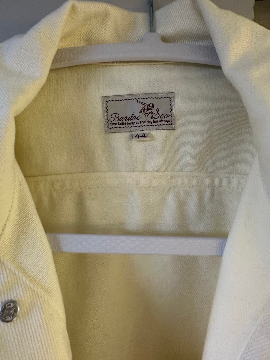 (바독)(44)111ST 크리스탈 크림 라이트 트윌 웨스턴 자켓 상품이미지2